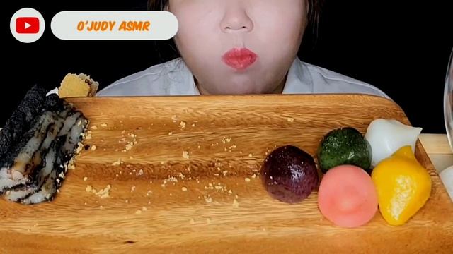 [SUB/자막⭕️] ASMR 추석 쫀득쫀득 쫄깃쫄깃 송편 & 떡 | 먹방 ASMR | Korean Thanks Giving Day Rice Cake Mukbang