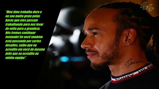 LEWIS É EXEMPLO PARA F1 | Lewis Hamilton surpreende Mercedes com declaração FORTE