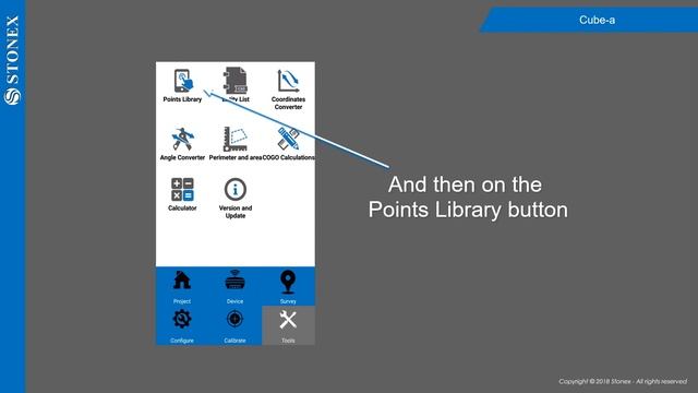 Stonex Cube_a Import and Export