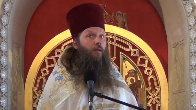 Проповедь после литургии в праздник Успения Пресвятой Богородицы 28.08.2013 г..