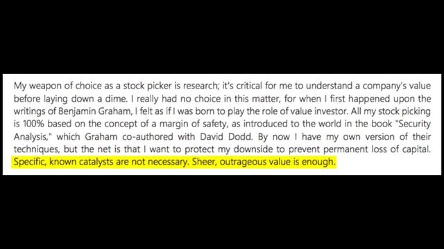 Michael Burry's Investing Formula