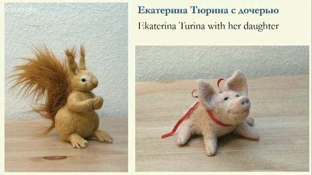 Needle felting workshop  Irina Polyakova