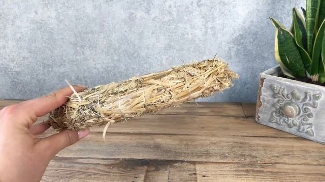 венок из соломы  25см
