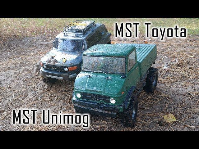 RC Трофи модели MST Unimog and MST Toyota - Митино Осень 2019