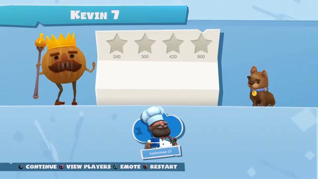 Overcooked! 2 | Hidden Kevin Levels 7 & 8 | 4 STARS 🌟🌟🌟🌟