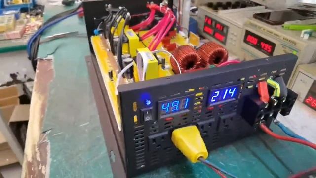pure sine wave inverter 6000w 48vdc to 220vac 60hz us socket power inverter