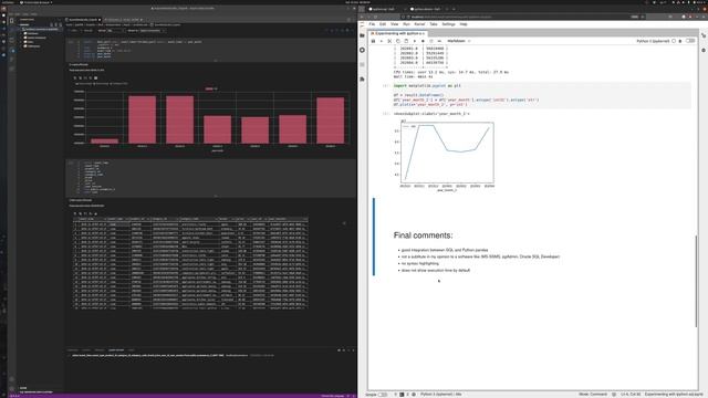 New tools for data analysis (ipython-sql and Azure Data Studio)