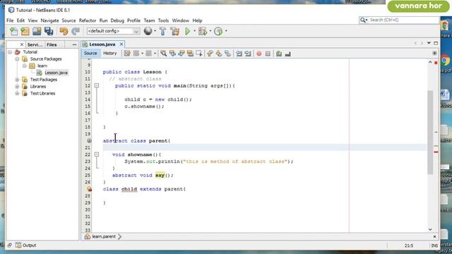 java abstract class