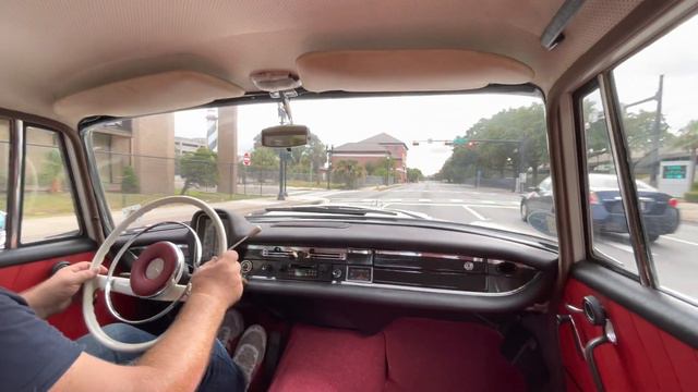1963 Mercedes Benz 190c W110  city and highway drive