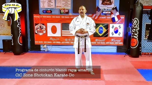 karate training online free Cinta Blanca Raya Amarilla Part 2, Shotokan Karate White yellow