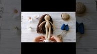 Кукла крючком.Обзор куклы амигуруми. Одежда для кукол крючком