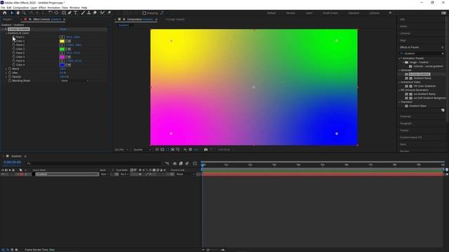 Animated Gradient in After Effects
