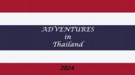 Geshbombina - Adventures in Thailand 2024