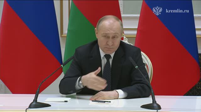 Ответ Владимира Путина на вопрос о перспективах переговоров по ситуации на Украине
