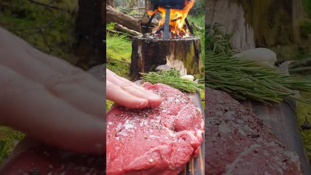 Massive Rump Steak cook to Perfection 😁😍