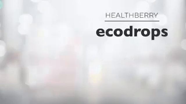 HEALTHBERRY ECODROPS ფუნქციური ტაბლეტები