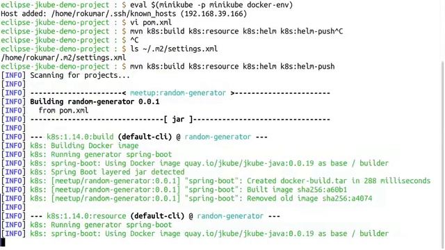 Sprint 244 - Eclipse JKube: Helm push to OCI repository