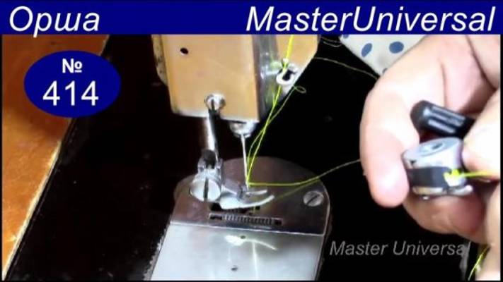 Как работает швейная машина Орша после большого ремонта на разных материалах. Видео № 414.