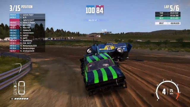 Hammer throw in the rocket! #Wreckfest #Fails #Crash