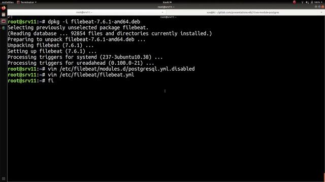 ELK - 15. FILEBEAT : COLLECTE DES LOGS POSTGRESQL (MODULE)