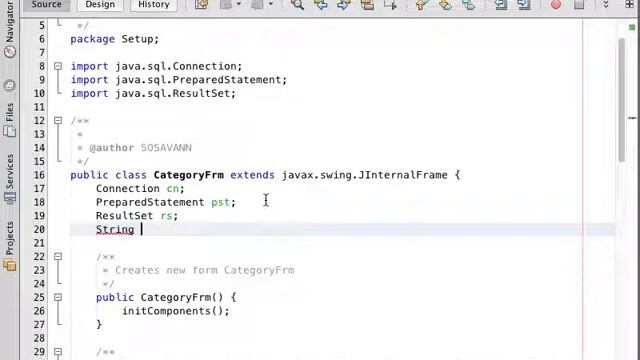 2017 6 CategoryInsert and Load Data to JTable