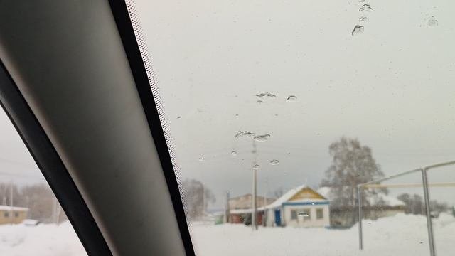 поездка после снегопада