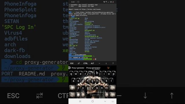 Generate proxy using termux | free proxy