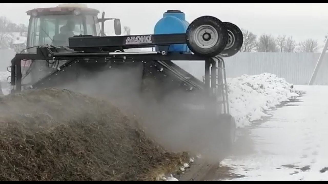 Прицепной арочный ворошитель компоста ABONO-3.5TV