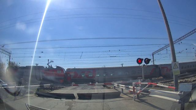 Движение на автомобиле по улицам Голышманово/Trip On The Tyumen City Streets