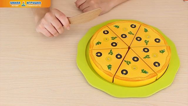 «Пицца-мастерица», игрушка деревянная развивающая (Mr. Bigzy)