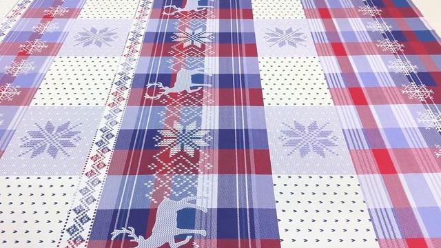 Перкаль "Норвежский пэчворк" цв.синий, ш.2.2м, хлопок-100%, 110гр/м.кв АРТ 19996