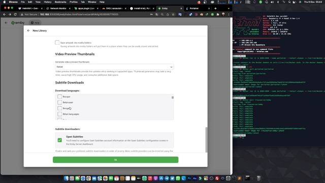 Emby On Docker OpenWRT | HelmiwrtOS