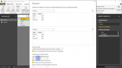 Comparando Fuzzy Lookup Excel x Power BI