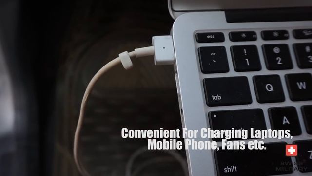 Swiss Military Car Power Inverter with Oxygen Bar (CIV-1)