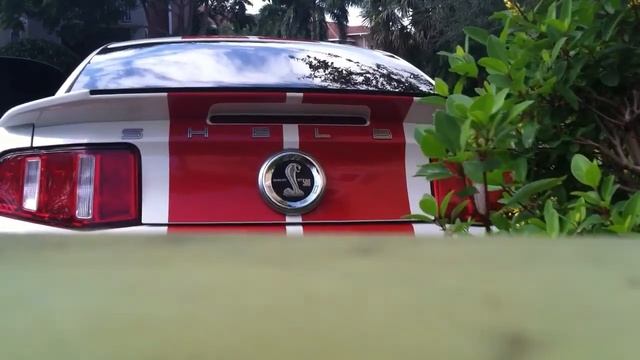 2010 Shelby GT500 stock exhaust idle rev