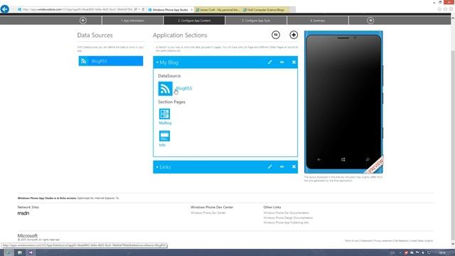 How to: Creating mobile apps using Windows Phone App Studio