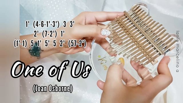 One of Us Kalimba Cover with Tabs (Joan Osborne)