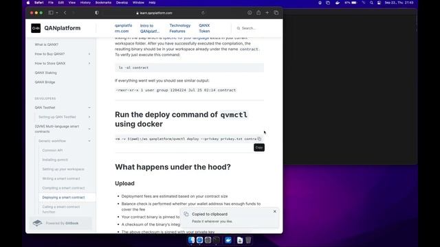 How to write QVM smart contract in Go (Golang) on macOS