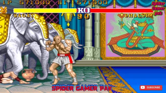 Street Fighter 2 Sheng Long - Super Golden Edition - Sagat Playthrough Challenge 2