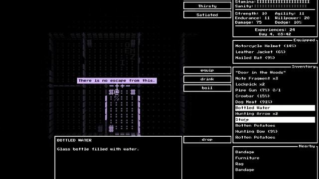 Door in the Woods - First time playing this neat Survival Horror Roguelike