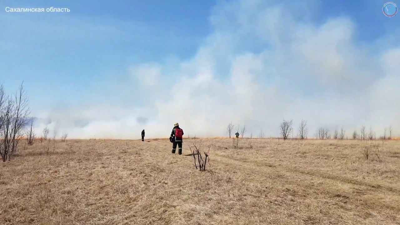 Возгорание сухой травы 29.04.2019