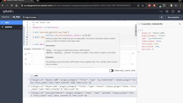 Splunk Edge Processor: Filtering Kubernetes Data to Remove Events