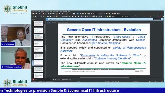 #CoLearning: Topic: Open Technologies to provision Simple & Economical IT Infrastructure
