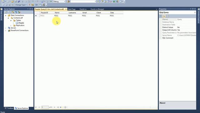 C# Tutorial - Small Database