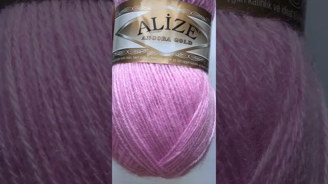 Подробный обзор пряжи Alize Angora Gold(Полушерсть с ангорой) №185 Светло-розовый
