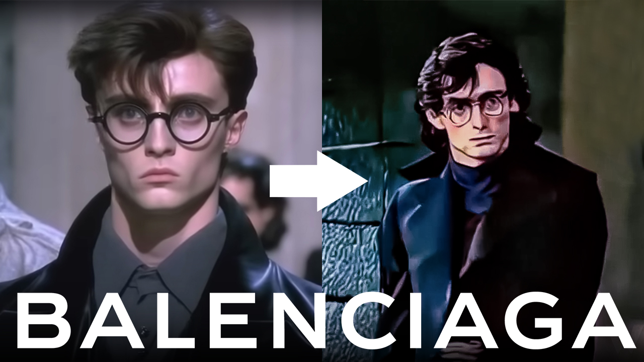 Гарри Поттер от Balenciaga Живая Версия