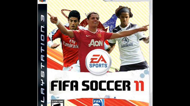 FIFA 11 cover - Javier "Chicharito" Hernandez - Carlos Vela - Giovani Dos Santos