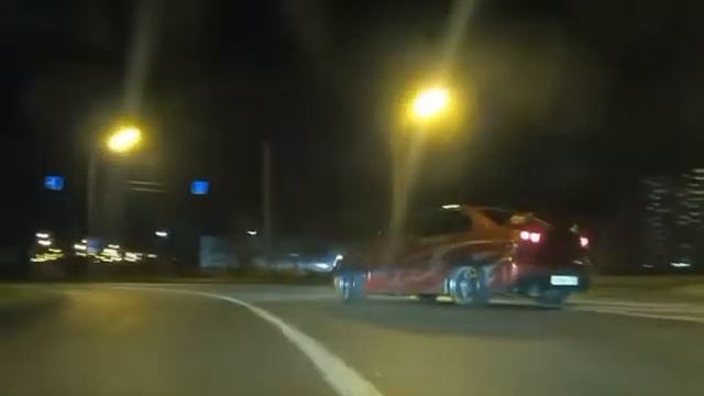 rwd evo x street drift moscow