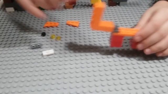 Самоделка Лего Кошечка. Homemade Lego Kitty.