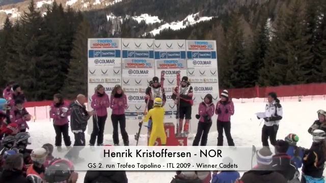 Henrik Kristoffersen Trofeo Topolino 2009 GS 2. run